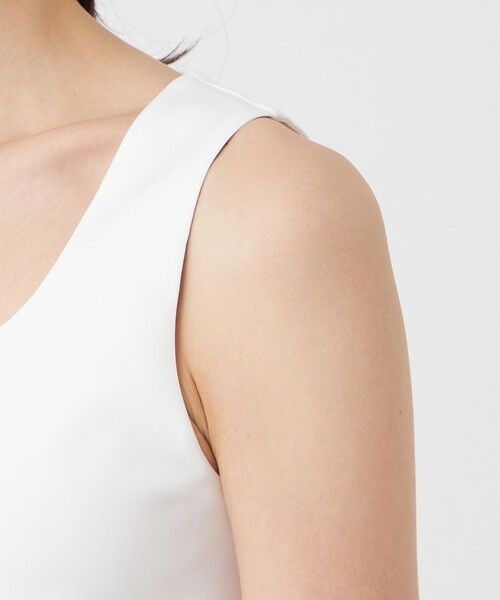 TRANS WORK / トランスワーク カットソー | 【ウォッシャブル】ストレッチサテン×スムースコンビカットソー | 詳細7