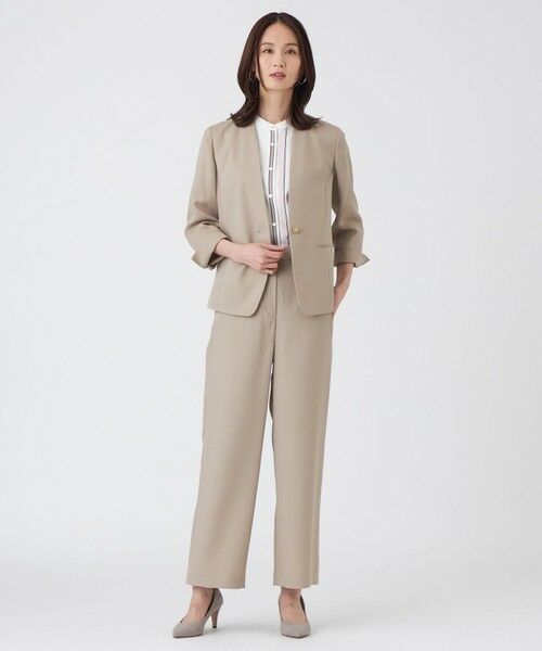 TRANS WORK / トランスワーク その他パンツ | 【UV対策・着用しわ軽減・ウォッシャブル】エアリーコードレーンパンツ | 詳細4