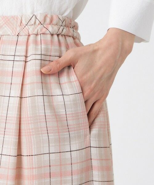 TRANS WORK / トランスワーク その他パンツ | 【ウォッシャブル】シアーチェックプリントパンツ | 詳細7