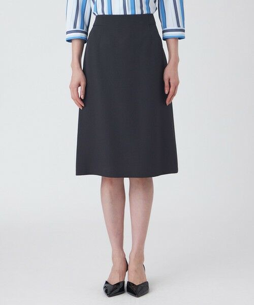 TRANS WORK / トランスワーク ロング・マキシ丈スカート | 【UV対策・着用しわ軽減・ウォッシャブル】エアリーコードレーンスカート | 詳細4