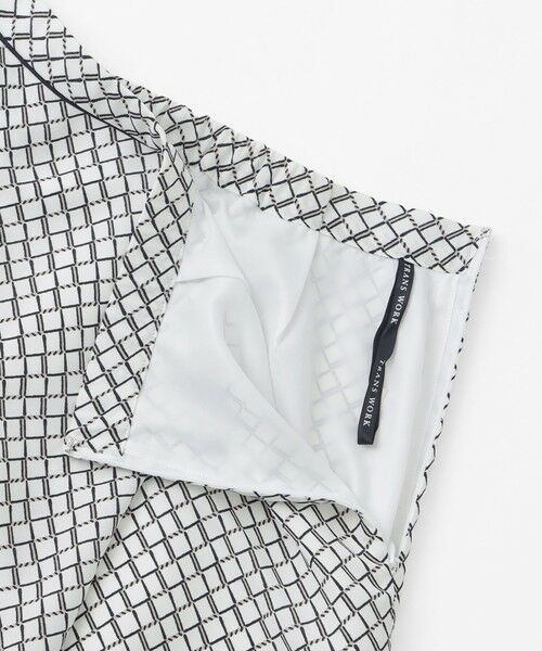 TRANS WORK / トランスワーク ロング・マキシ丈スカート | 【ウォッシャブル】ツイストラティスプリントスカート | 詳細8