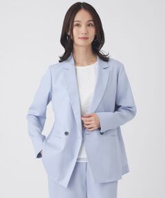 TRANS WORK / トランスワーク ノーカラージャケット | 【UV対策・着用しわ軽減・ウォッシャブル】エアリーコードレーンテーラードジャケット