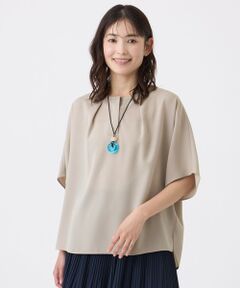 TRANS WORK / トランスワーク シャツ・ブラウス | 【ウォッシャブル】強撚バラシャブラウス