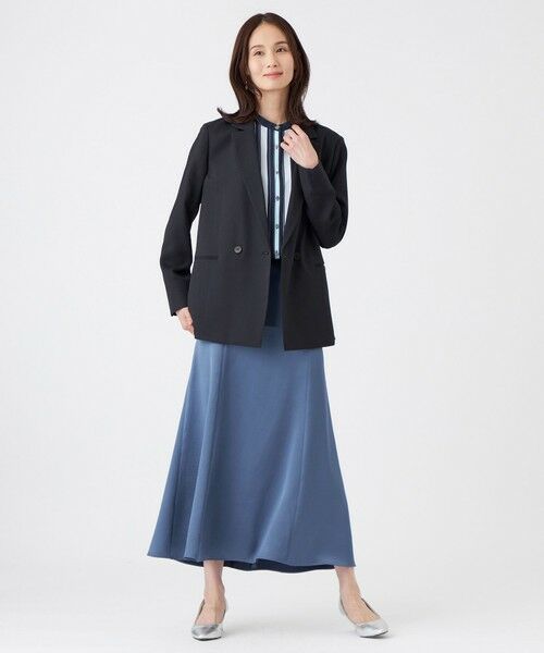 TRANS WORK / トランスワーク シャツ・ブラウス | 【ウォッシャブル】マルチストライププリントブラウス | 詳細4