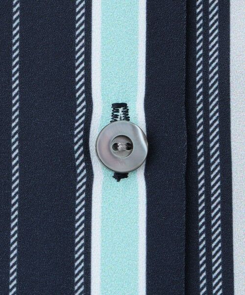 TRANS WORK / トランスワーク シャツ・ブラウス | 【ウォッシャブル】マルチストライププリントブラウス | 詳細10