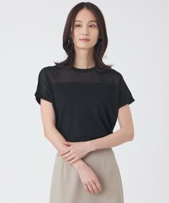 TRANS WORK / トランスワーク ニット・セーター | 【ウォッシャブル】シャイニーシアーニットプルオーバー