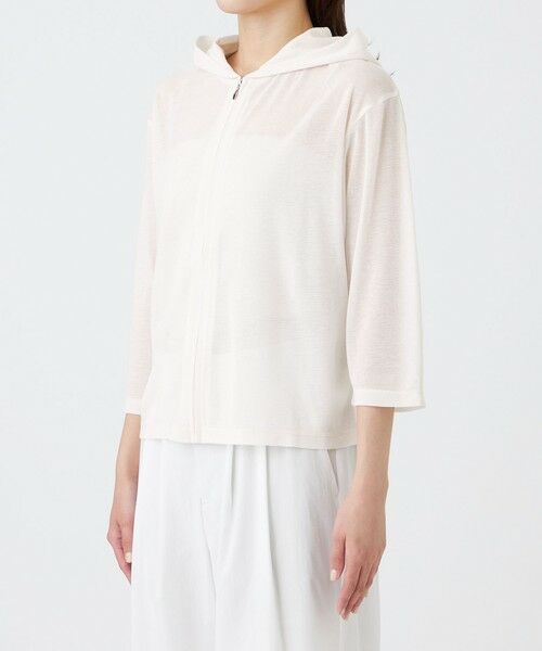 TRANS WORK / トランスワーク カットソー | 【ウォッシャブル・接触冷感・抗菌防臭・防しわ(着用じわ)】リバーフライスパーカー | 詳細6