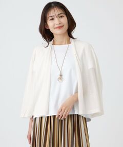 TRANS WORK / トランスワーク カットソー | 【ウォッシャブル・接触冷感・抗菌防臭・防しわ(着用じわ)】リバーフライスカーディガン