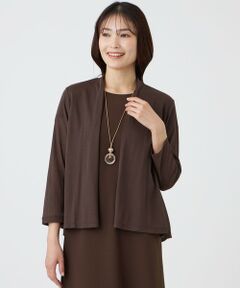 TRANS WORK / トランスワーク カットソー | 【ウォッシャブル・接触冷感・抗菌防臭・防しわ(着用じわ)】リバーフライスカーディガン