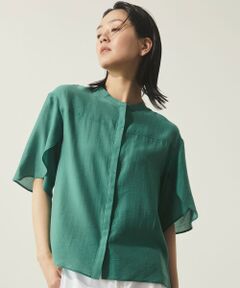 TRANS WORK / トランスワーク シャツ・ブラウス | 【予約販売】【ウォッシャブル】パウダーシアーブラウス