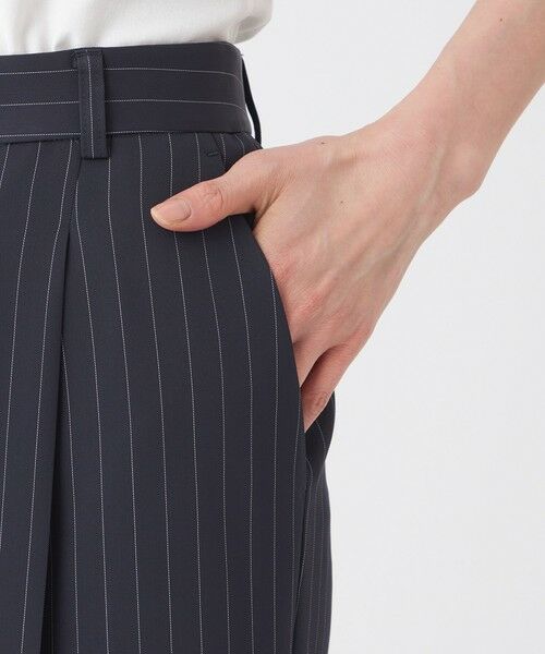 TRANS WORK / トランスワーク その他パンツ | 【接触冷感・ウォッシャブル】アセテートストレッチストライプパンツ | 詳細8