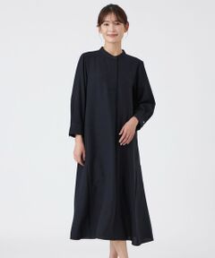 TRANS WORK / トランスワーク ロング・マキシ丈ワンピース | 【吸水速乾・接触冷感・着用防しわ・ウォッシャブル】RELAXIONツイル減量加工ワンピース