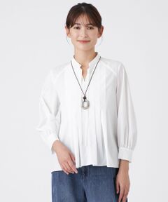 TRANS WORK / トランスワーク シャツ・ブラウス | 【はっ水・接触冷感・着用防しわ・ウォッシャブル】ドライ＆フリーモーションタフタブラウス