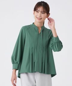 TRANS WORK / トランスワーク シャツ・ブラウス | 【はっ水・接触冷感・着用防しわ・ウォッシャブル】ドライ＆フリーモーションタフタブラウス
