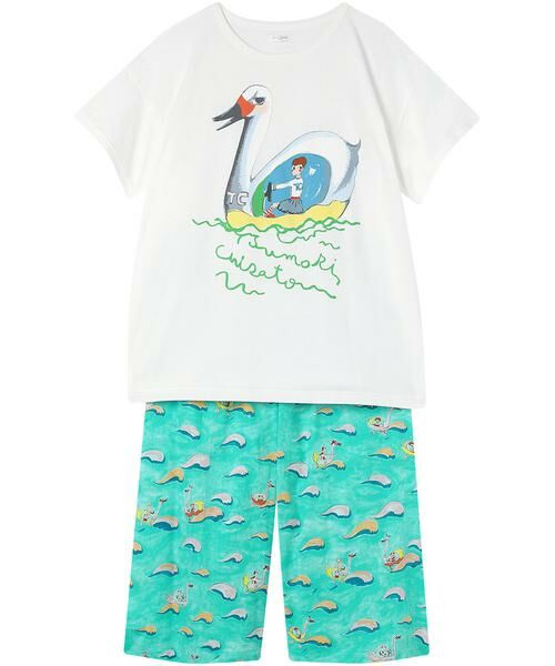 tsumori chisato SLEEP / ツモリチサト スリープ ルームウェア | レディスパジャマ　上下セット（ＵＤＴ１１０）（ME）