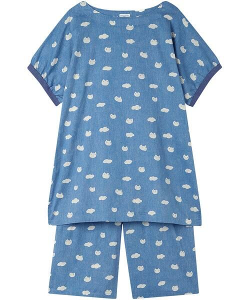 tsumori chisato SLEEP / ツモリチサト スリープ ルームウェア | レディスパジャマ　上下セット（ＵＤＴ１１９）（BU）