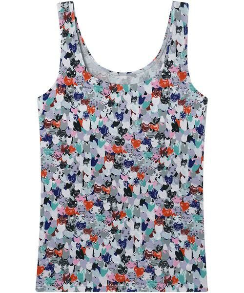 tsumori chisato SLEEP / ツモリチサト スリープ キャミソール・チューブトップ | レディスインナー　トップ（ノースリーブ）（ＵＣＸ４１５）（GY）