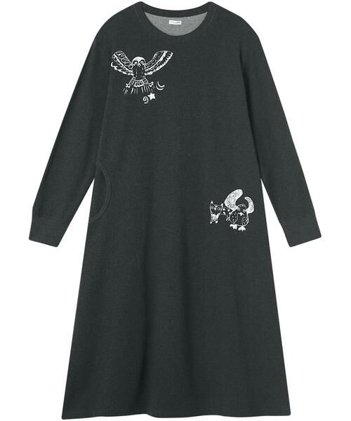 tsumori chisato SLEEP / ツモリチサト スリープ ルームウェア | レディスウェア　ワンピース（ＵＮＸ５５４）（BL）