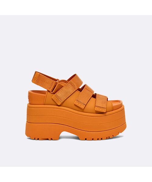 【未使用】 UGG アグ サンダル ビーチサンダル　オレンジ　24cm 楽天市場】ugg ビーチサンダルの通販