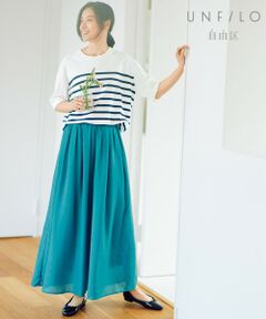 UNFILO / アンフィーロ その他パンツ | 【UNFILO・Sサイズ有】レーヨンナイロンカラーギャザー パンツ(検索番号:UK28)