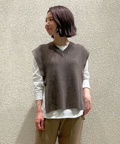 UNFILO / アンフィーロ カットソー | ニットベスト ＆ Tシャツ セット