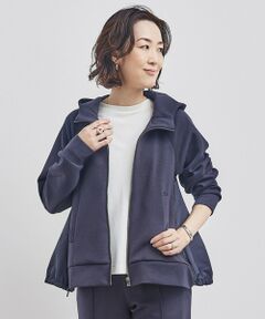 UNFILO / アンフィーロ パーカー | 【ストレッチ・洗える】ダブルフェイス ジャージー パーカー