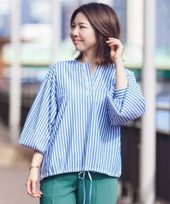 UNFILO / アンフィーロ シャツ・ブラウス | 【しわになりにくい】イージーケア ドロストシャツ