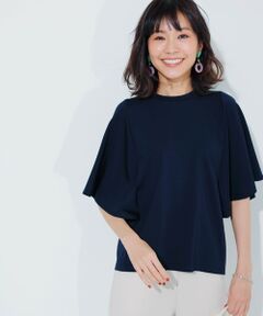 【新色追加！/接触冷感】マイビューティ フレアスリーブTシャツ