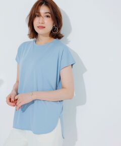 【接触冷感】マイビューティ フレンチスリーブTシャツ