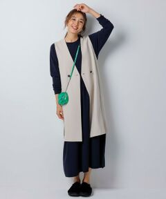 UNFILO / アンフィーロ ミニ丈・ひざ丈ワンピース | 【新色追加】スタイルアップニット ワンピース