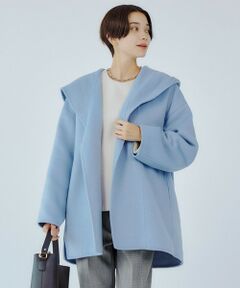 UNFILO / アンフィーロ その他アウター | 【撥水】ウール混リバー フーデットコート