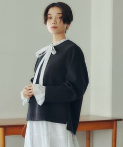 UNFILO / アンフィーロ シャツ・ブラウス | 【洗える】ウールライクジャージー