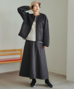 UNFILO / アンフィーロ ミニ・ひざ丈スカート | キルティング  スカート