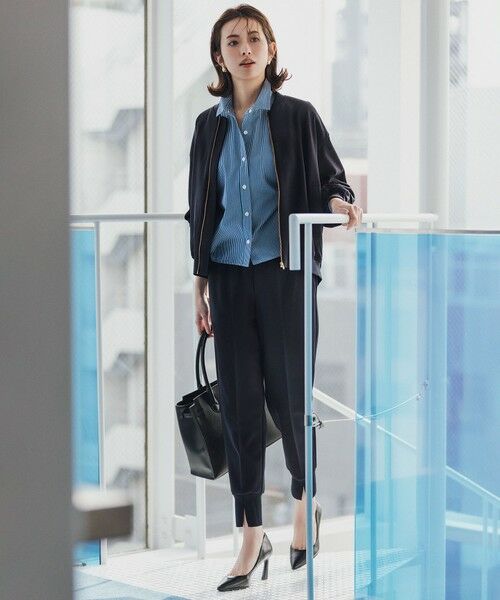 UNFILO / アンフィーロ ブルゾン | 【ストレッチ/洗える】ヘビロテ ブルゾン | 詳細12