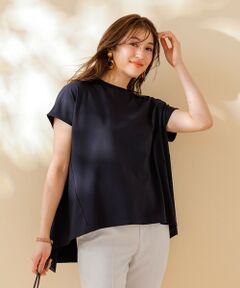 UNFILO / アンフィーロ カットソー | 【シワになりにくい】マイビューティー バックフレアTシャツ