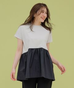 UNFILO / アンフィーロ カットソー | 【GLOW 6月号掲載/接触冷感/ストレッチ】BEAUTY FORM タフタコンビTシャツ