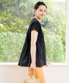UNFILO / アンフィーロ カットソー | 【GLOW 6月号掲載/接触冷感/ストレッチ】BEAUTY FORM タフタコンビTシャツ