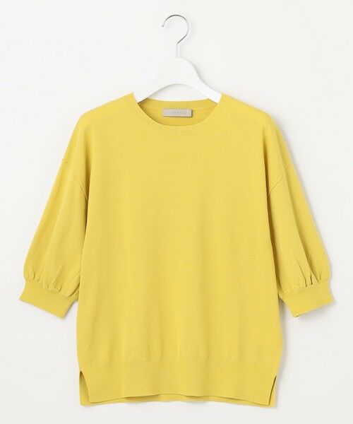 UNFILO / アンフィーロ ニット・セーター | 【接触冷感/UVケア/抗菌防臭】スゴ機能 ニット（イエロー系）