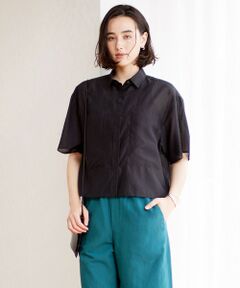 UNFILO / アンフィーロ シャツ・ブラウス | 【軽量】シアークロップドシャツ