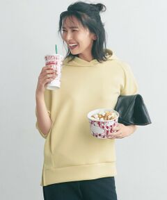 UNFILO / アンフィーロ カットソー | 【洗える】ダブルフェイス サイドZIPフーディ