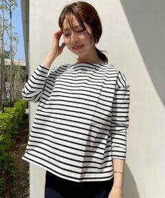 【洗える】ボーダーワイドTシャツ