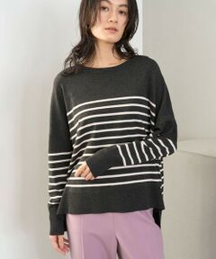 UNFILO / アンフィーロ ニット・セーター | 【洗える/抗菌防臭】マイビューティー クロップド丈ニット