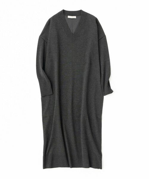 UNFILO / アンフィーロ ミニ丈・ひざ丈ワンピース | 【洗える/抗菌防臭】マイビューティーニット ネックワンピース | 詳細10
