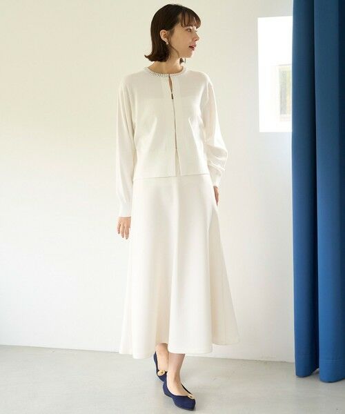 UNFILO / アンフィーロ ミニ・ひざ丈スカート | 【新色登場】BEAUTY FORM JERSEY セミフレアスカート | 詳細3