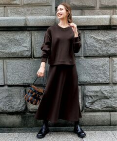 UNFILO / アンフィーロ ミニ・ひざ丈スカート | 【野呂佳代さん着用】BEAUTY FORM JERSEY セミフレアスカート