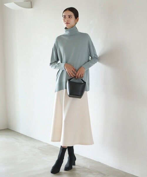 UNFILO / アンフィーロ ミニ・ひざ丈スカート | 【野呂佳代さん着用】BEAUTY FORM JERSEY セミフレアスカート | 詳細2