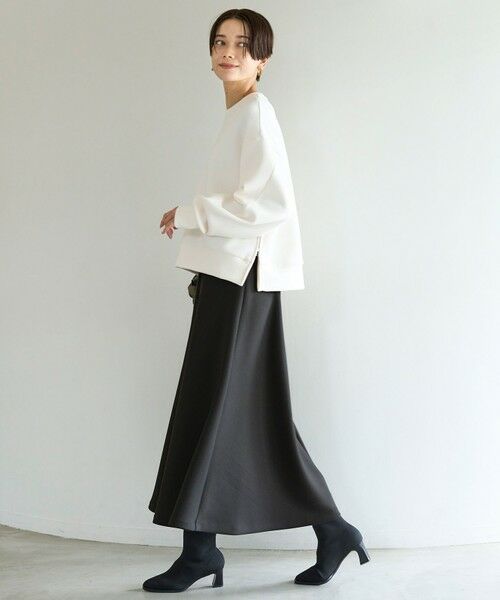 UNFILO / アンフィーロ ミニ・ひざ丈スカート | 【野呂佳代さん着用】BEAUTY FORM JERSEY セミフレアスカート | 詳細15