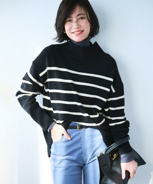 UNFILO / アンフィーロ カットソー | 【暖かさ＆着心地の良さで大ヒット】コットンカシミヤ タートルネックカットソー | 詳細18