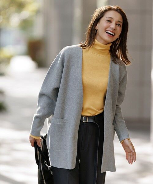 UNFILO / アンフィーロ カットソー | 【暖かさ＆着心地の良さで大ヒット】コットンカシミヤ タートルネックカットソー | 詳細27