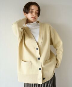 UNFILO / アンフィーロ ニット・セーター | 【洗える】スポンジニット カーディガン